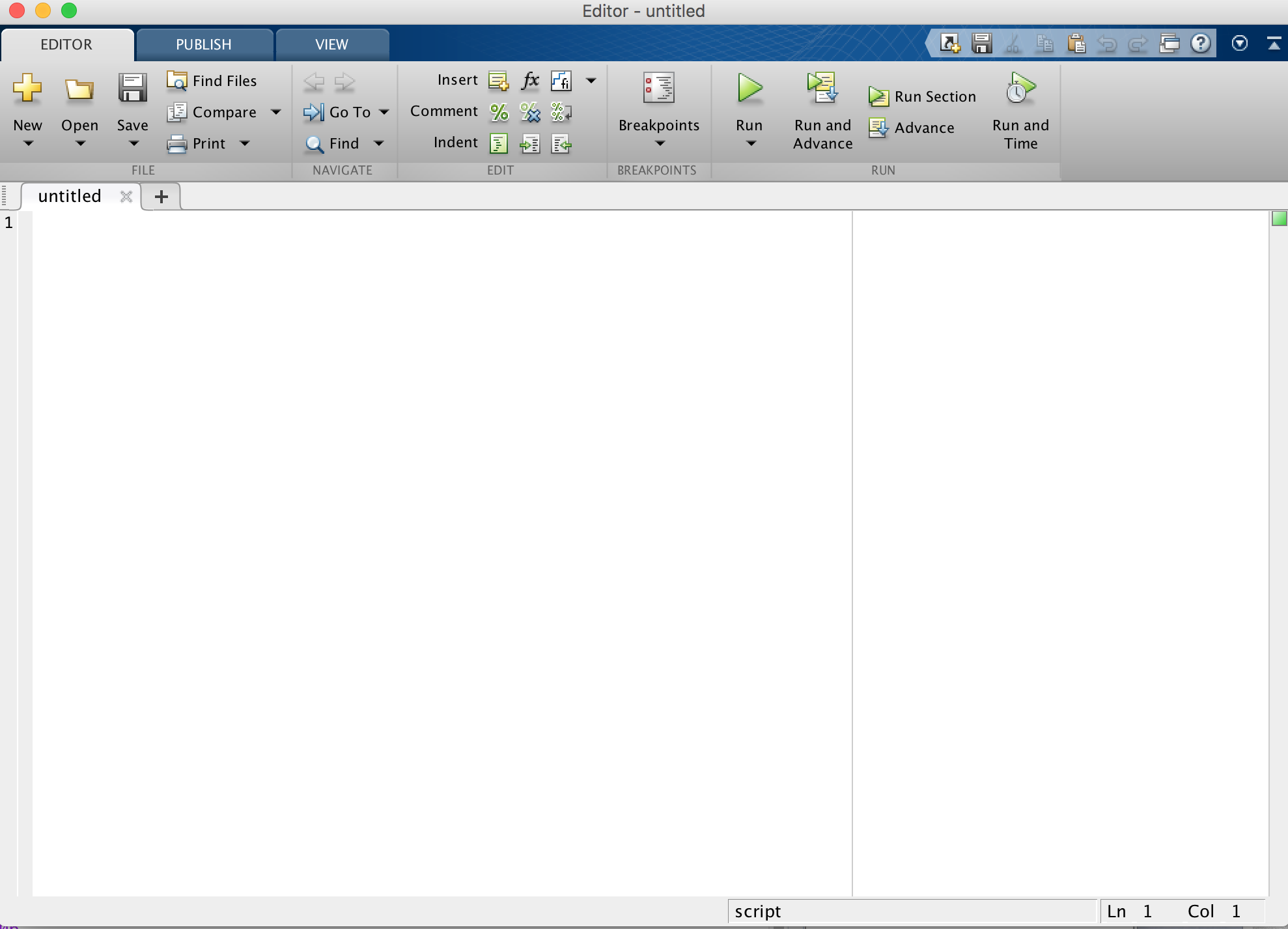 matlab editor